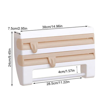 Dispensador Papel de Cocina 4 en 1